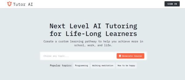 Tutor AI