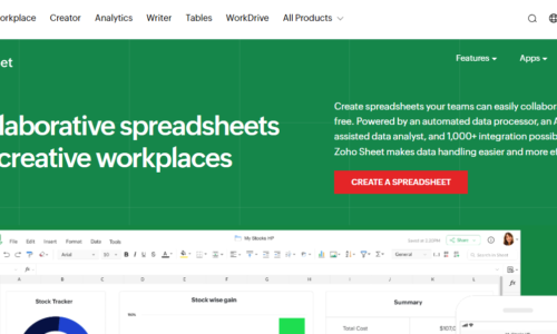 Zoho Sheet