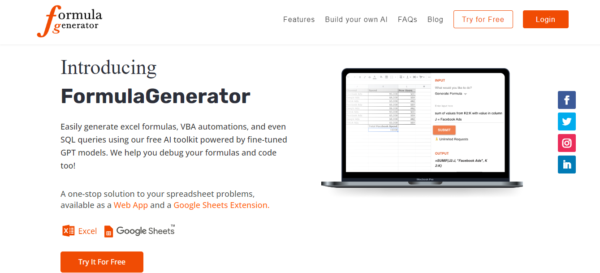 Formula Generator